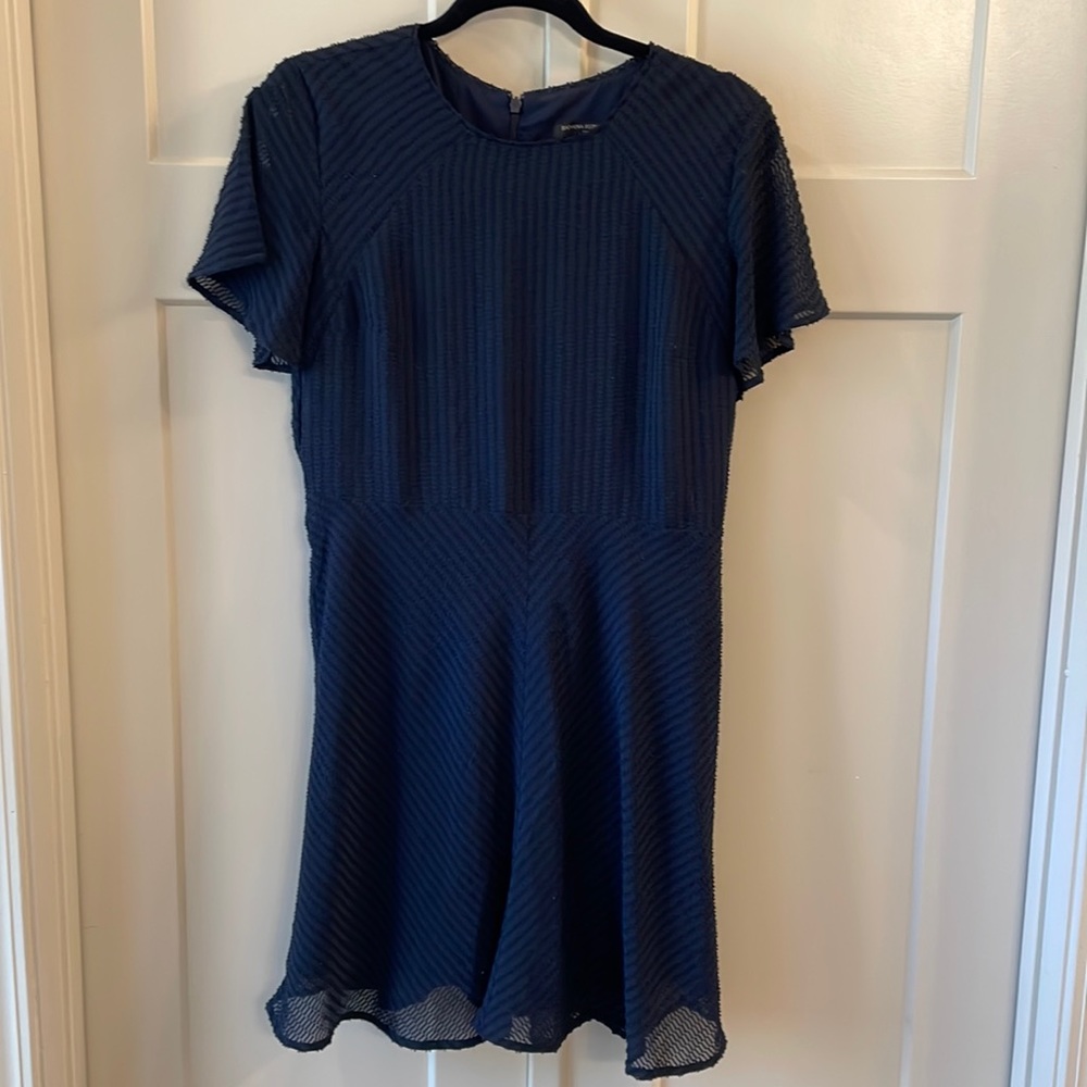 Navy Blue Banana Republic Dress Size 10p